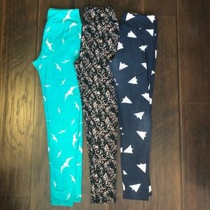 3 pairs of LuLaRoe leggings lot of 3